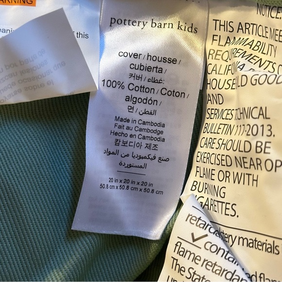 Pottery Barn Kids Anywhere Chair My Size slipcover HUDSON - Picture 2 of 3